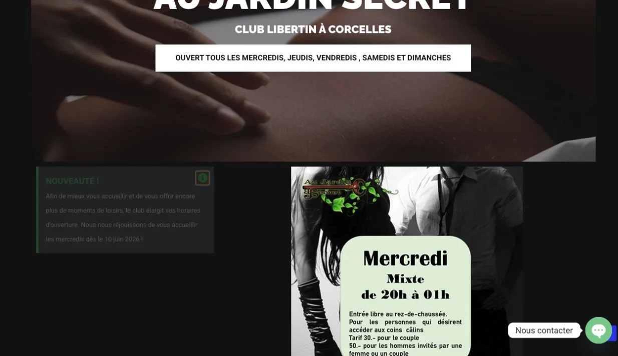 Au Jardin Secret — projet client SEO WEB