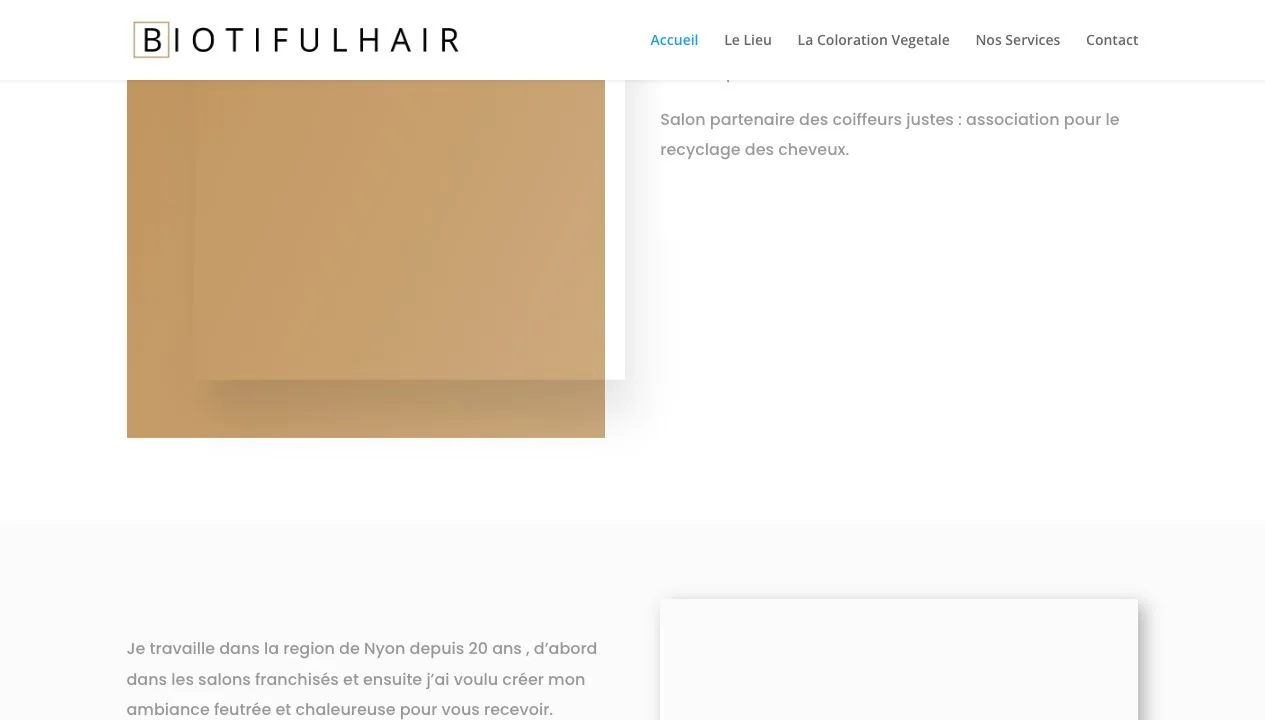 Biotiful Hair · A closer look at the content and services