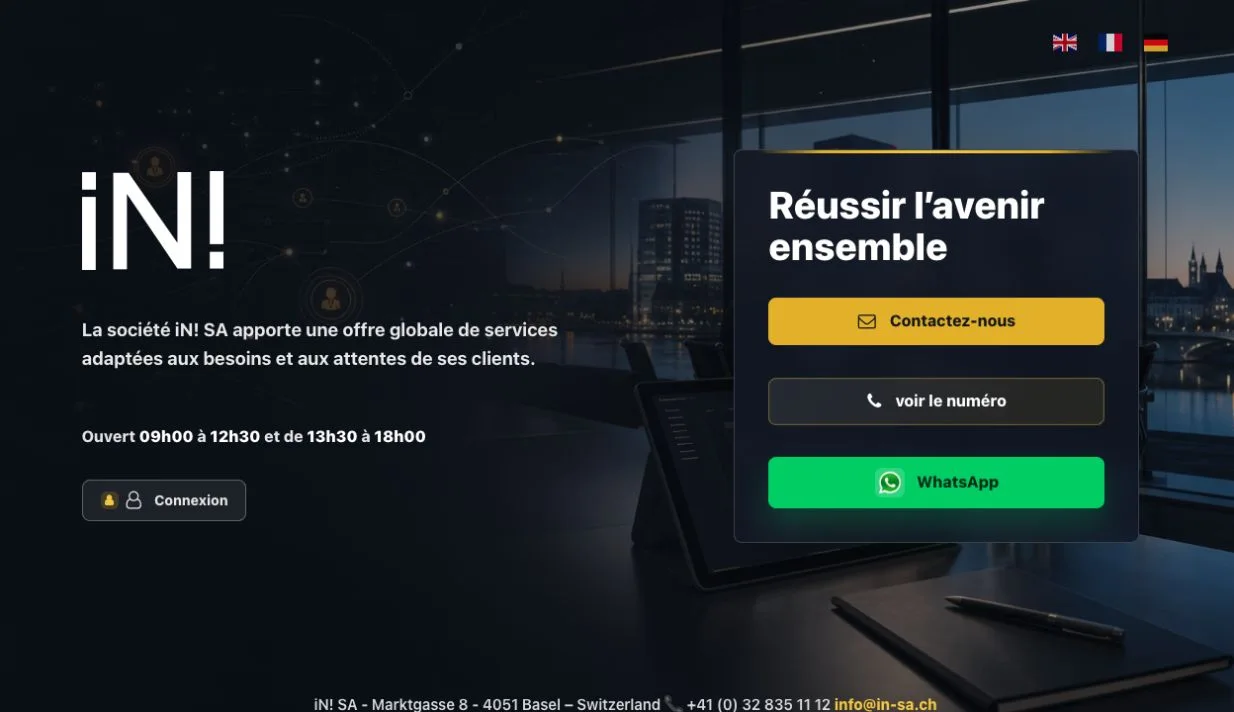 iN! SA — projet client SEO WEB