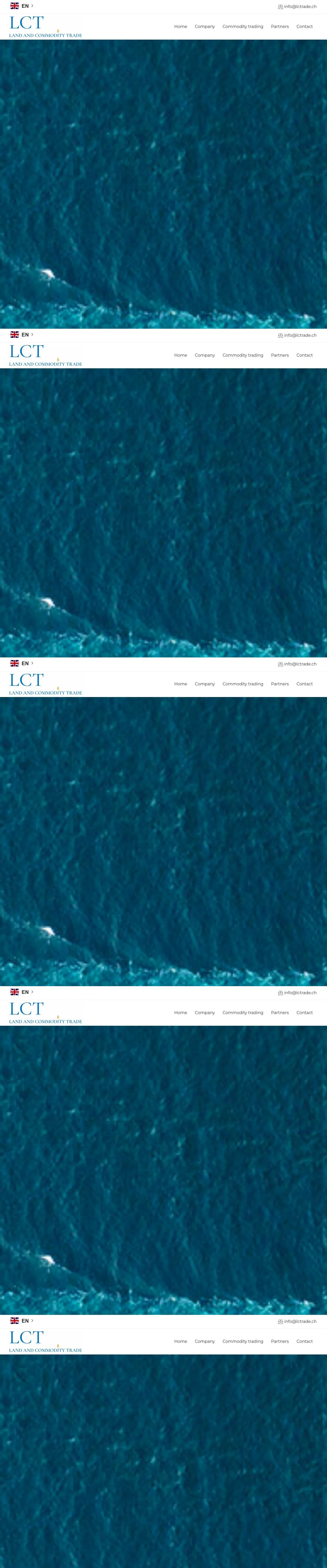 Land and Commodity Trade · Le contenu et les services vus plus en détail