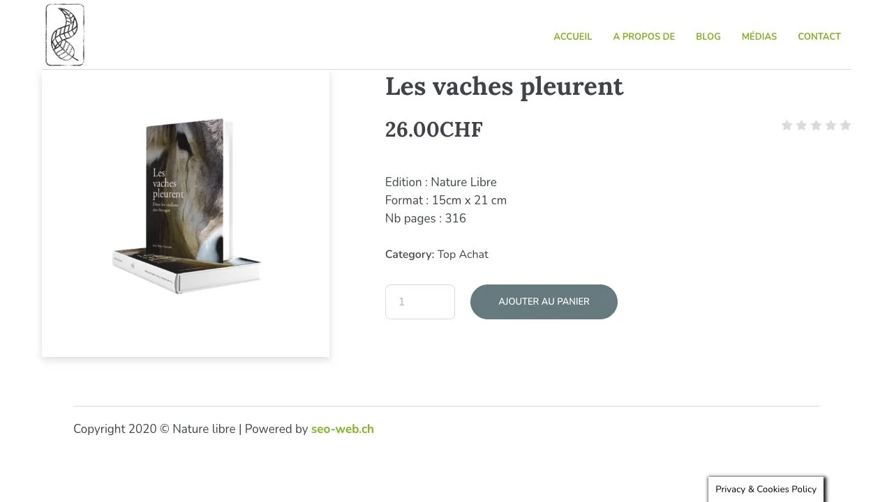 Nature Libre · Le contenu et les services vus plus en détail