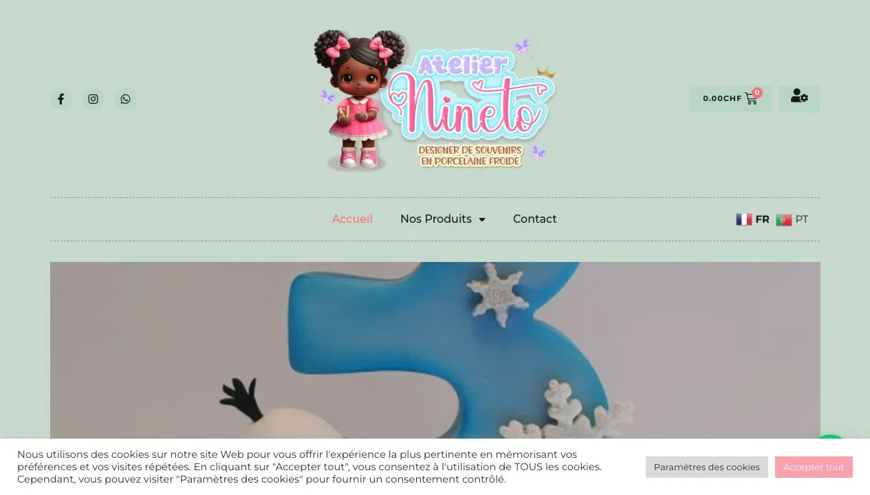 Nini Art Créations — projet client SEO WEB