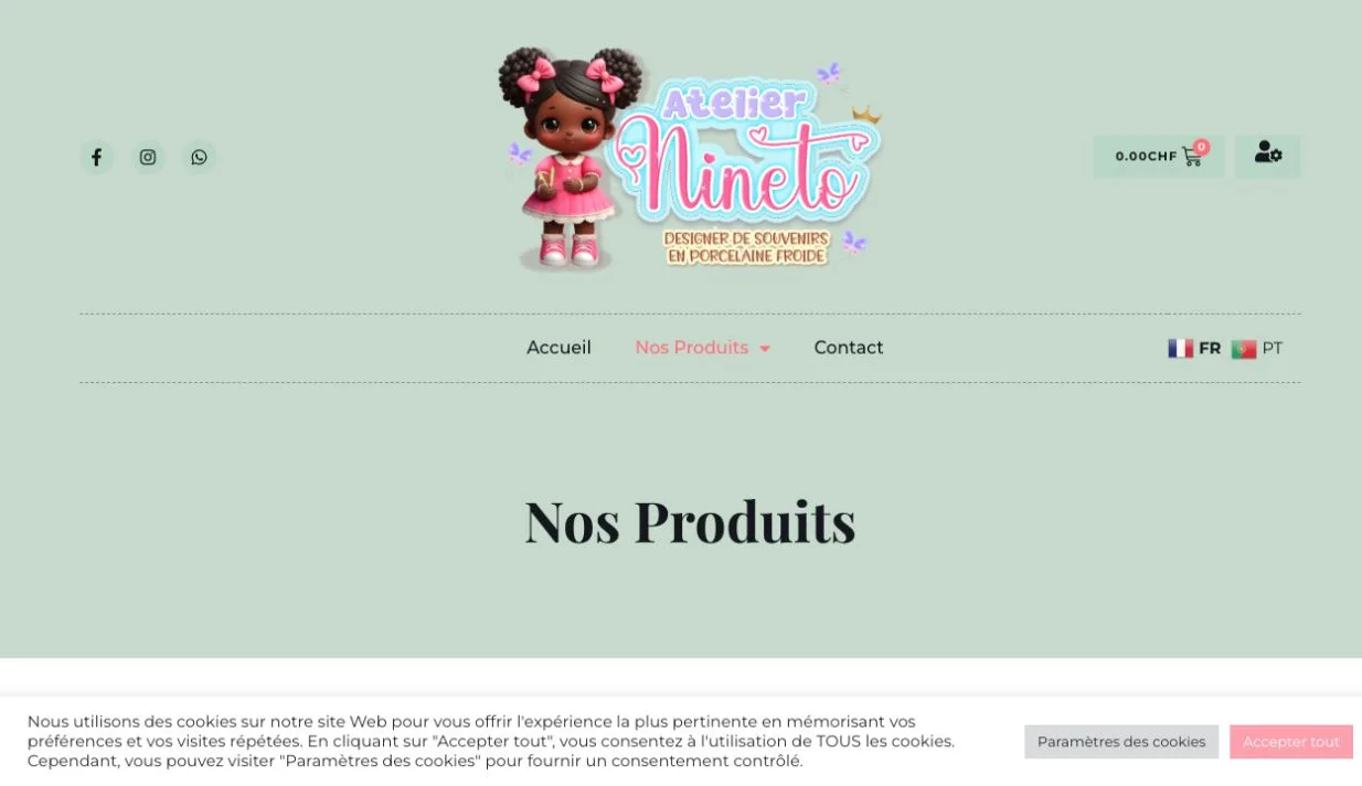 Nini Art Créations · Le contenu et les services vus plus en détail